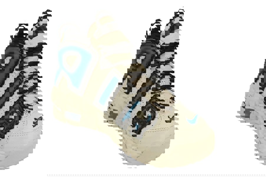 Nike Air More Uptempo GS Basketball Trainers Fj1387  001 - Light Iron Ore Industrial Blue 001 - Photo 3