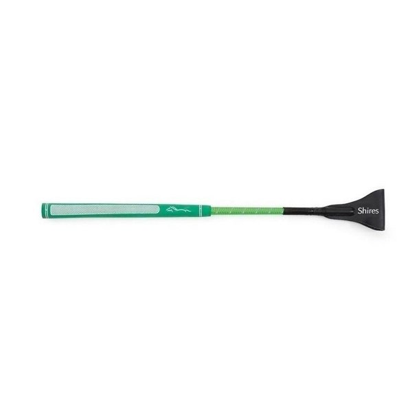 Shires Rainbow Horse Jumping Whip - Green