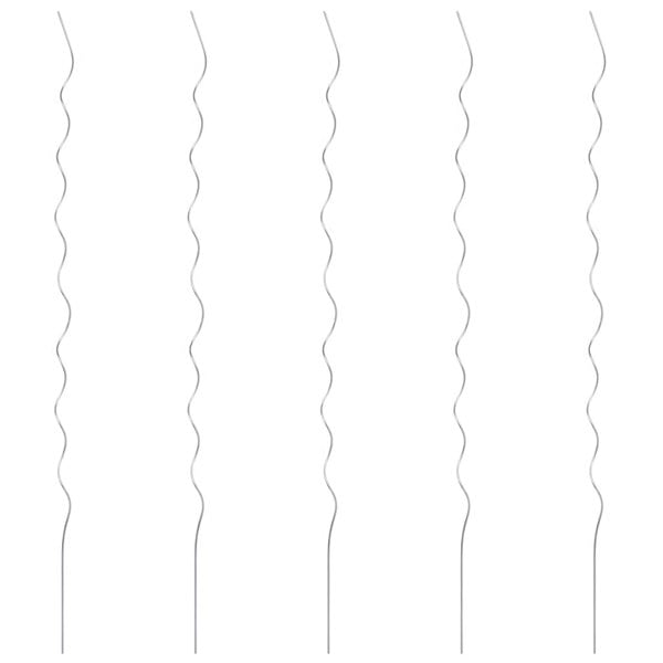 Berkfield 5 pcs Spiral Plant Supports 170 cm Galvanised Steel