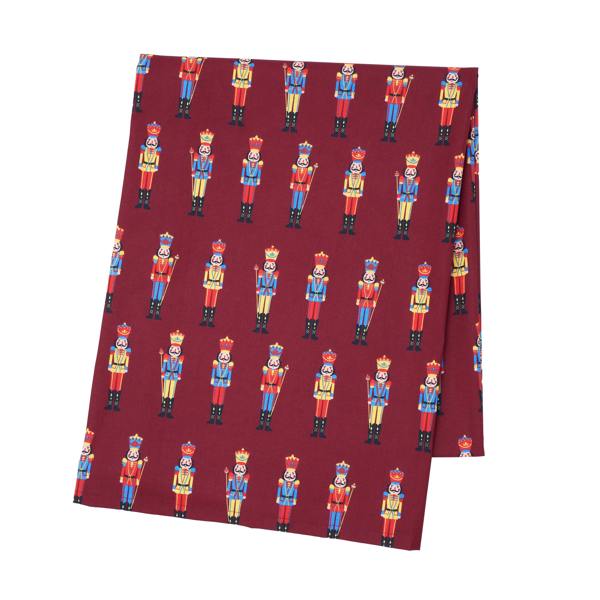 Catherine Lansfield Christmas Nutcracker Cotton Table Cloth Plum
