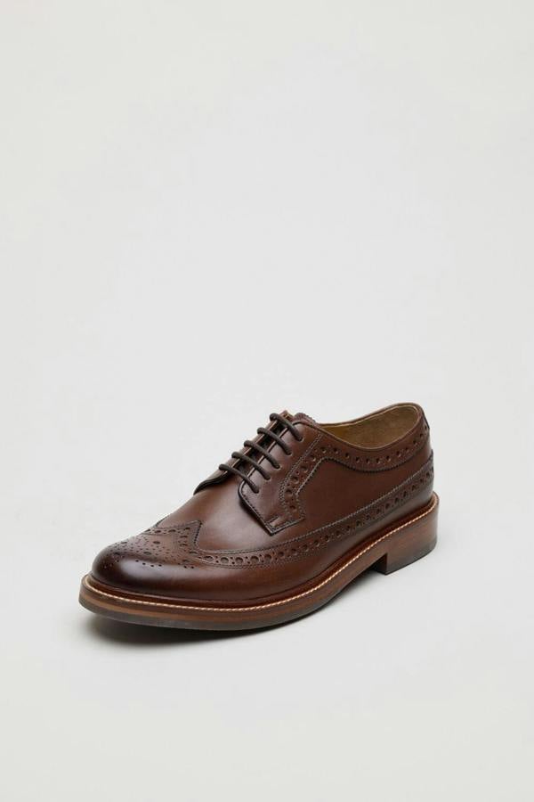 Chapman & Moore Longwing Brogue Country Leather Men's Choco Shoes