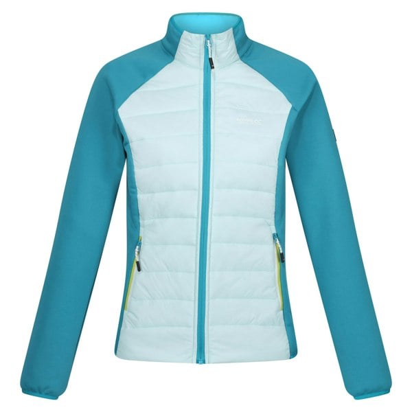 Regatta Women's Clumber V Hybrid Jacket - Bleached Aqua/Tahoe Blue