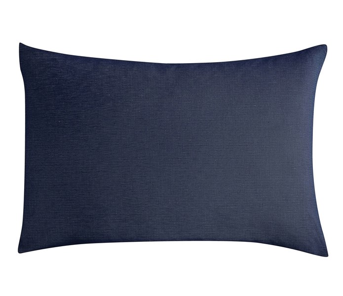 Lazy Linen Pillowcase - Navy