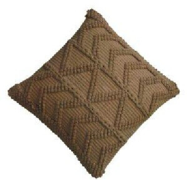 Wyld Haus Set of 2 Snowshill Coffee Zig Zag Handwoven Coffee Cushion Covers
