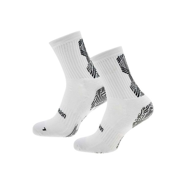 Precision Unisex Adult Origin.0 Gripped Anti-Slip Sports Socks - White/Black