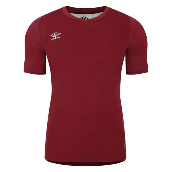 Umbro Unisex Adult Elite V Neck Base Layer Top - New Claret