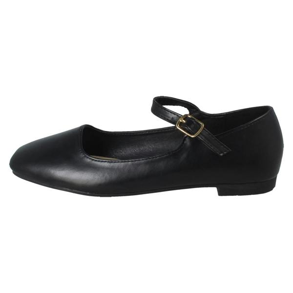 Savannah Ladies Savannah Buckle Fastening Flat Mary Jane Smart Shoes F80587