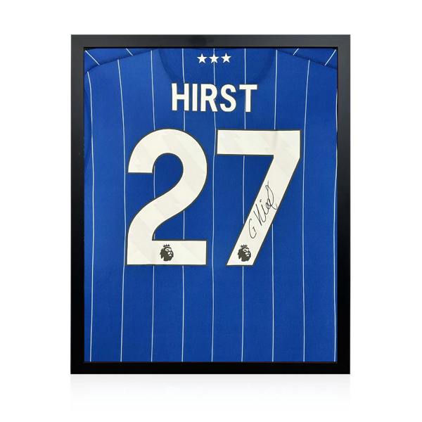 George Hirst Signed Ipswich Town 24/25 Shirt Compact Frame