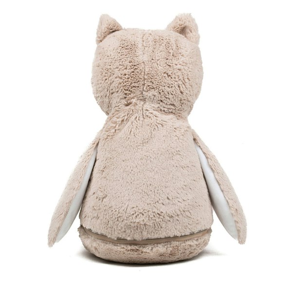 Mumbles Owl Plush Toy - Light Brown