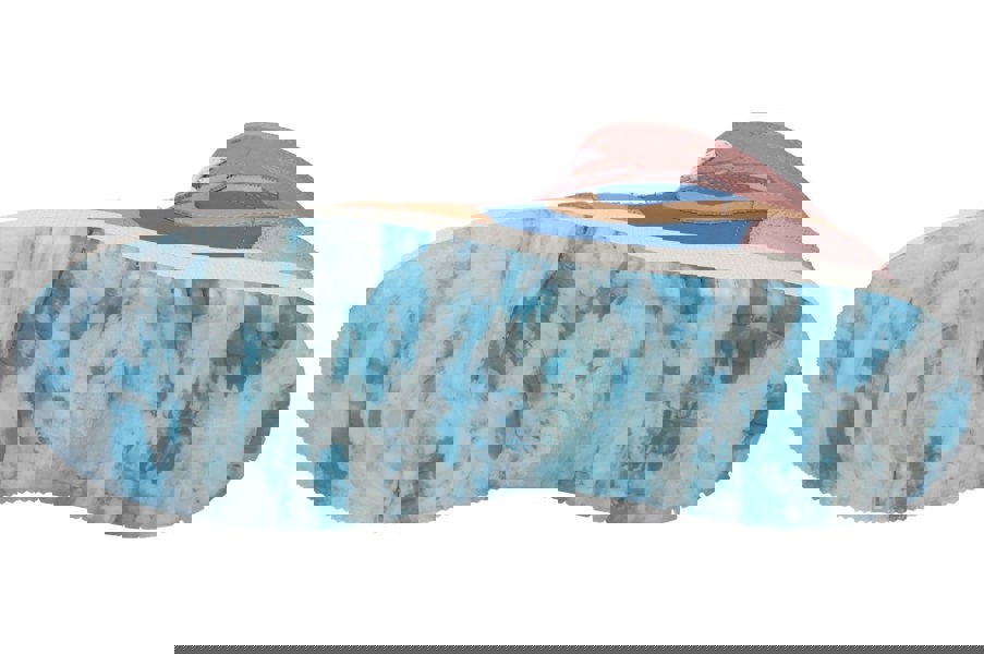 Nike Air Jordan 1 Mid Ss GS Trainers Fn7452  400 - Aegan Storm Hemp Pink Oxford 400 - Photo 4