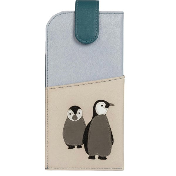 Mala Leather Penguin Glasses Case Leather & Wide Fitting