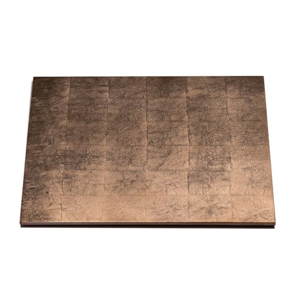 Silver Leaf Placemat Taupe - Posh Trading Company  - Interior furnishings london