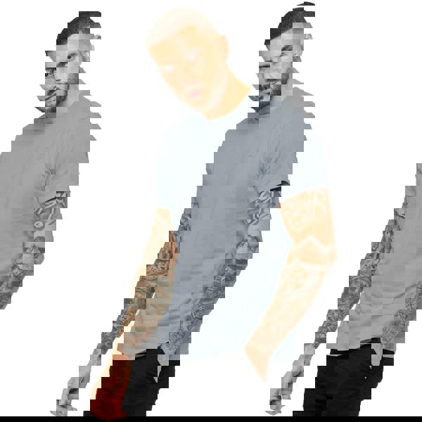 Enzo Mens Crew Neck T-Shirt - Coastal Blue