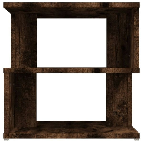 Berkfield Side Table Smoked Oak 40x40x40 cm Engineered Wood