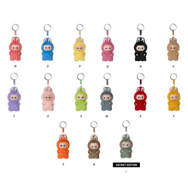 Pop Mart Plushie Labubu THE MONSTERS Pin For Love N-Z Series - Vinyl Plush Pendant Blind Box