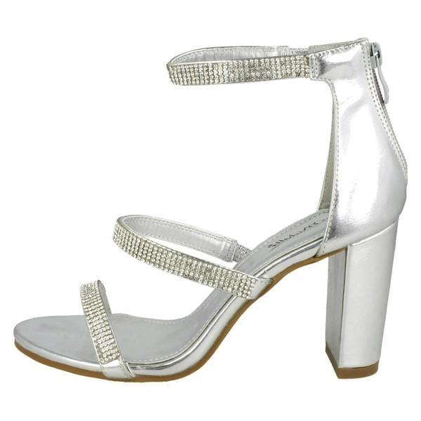 Anne Michelle Ladies Anne Michelle Diamante Strappy Sandals