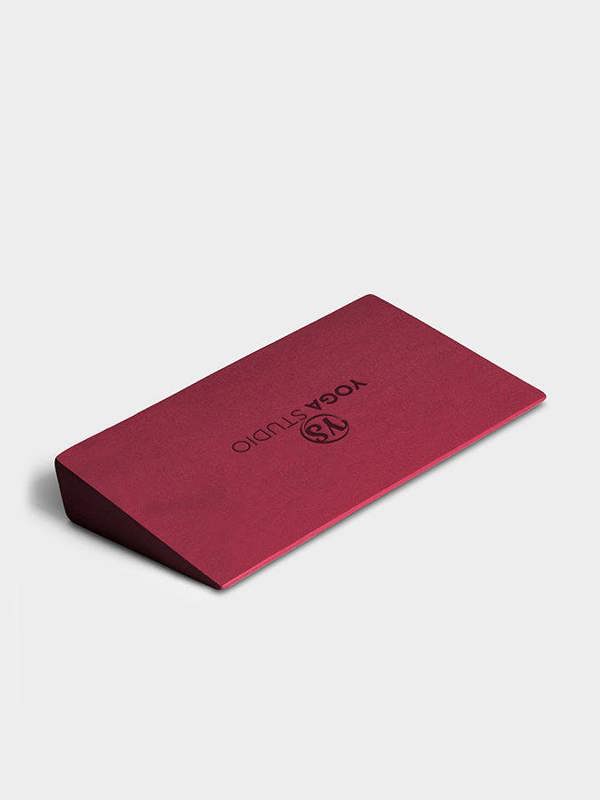 Yoga Studio EVA Foam Half Yoga Wedge - Raspberry