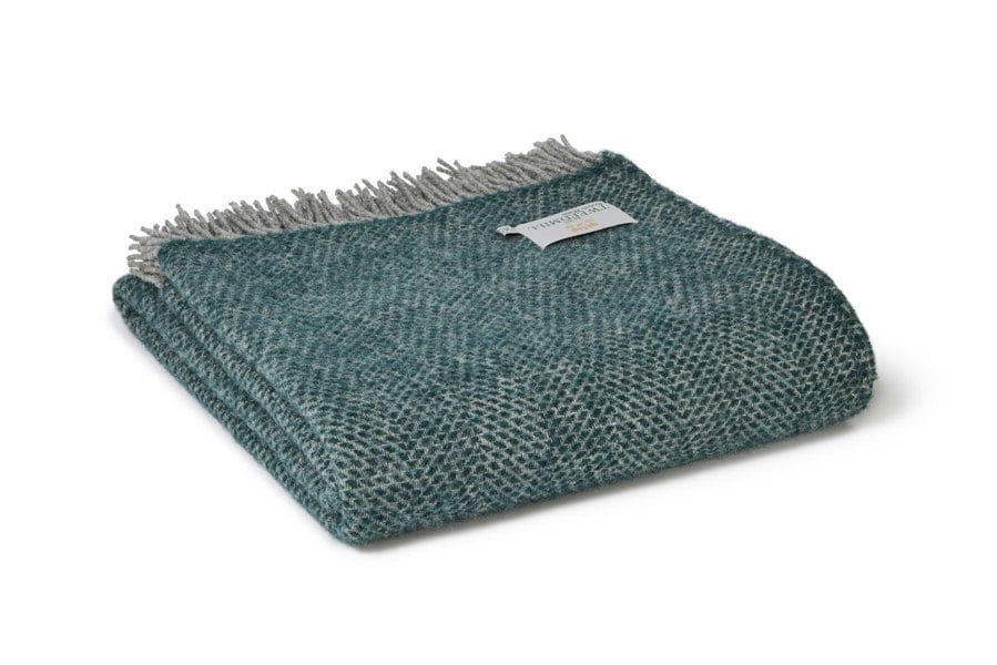 Tweedmill Beehive 100% Wool XL Blanket/Throw Made In The UK