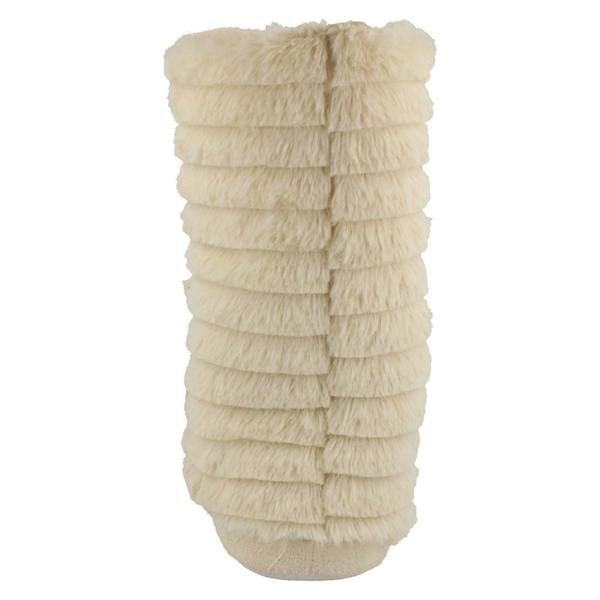 Spot On Ladies Spot On Soft Faux Fur Slipper Boots