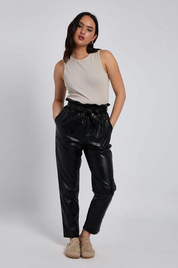 Urban Bliss Lexi PU Paperbag Pant