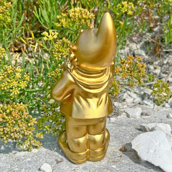 Stoobz Gold Middle Finger F**k You Garden Gnome 20cm