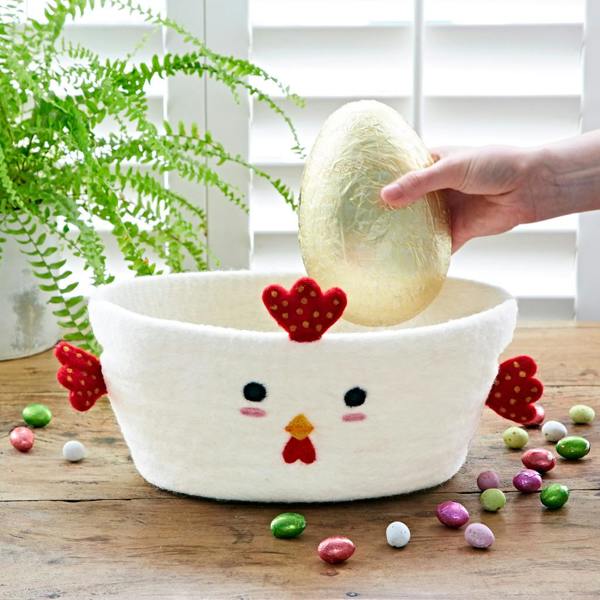 Paper High Felt Chicken Storage Basket