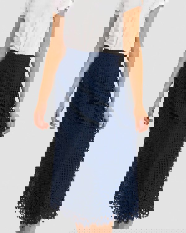 Tommy Hilfiger Helena Laser Cut Womens Skirt