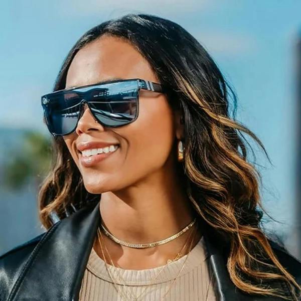 Blenders Sunglasses Sci-Fi 2HM M9 Deep Blue Grey Polarized