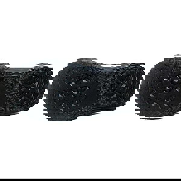 Lee Cooper Baseball Mens/Womens Steel Toe SB Work Lace Up Trainers, black athletic shoes with durable sole and steel toe protection, designed for workwear.