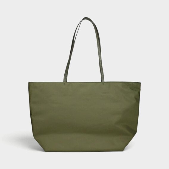 Tory Burch Nylon Tote Bag Khaki Green