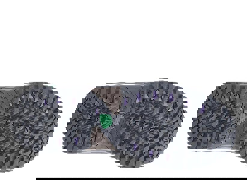 Karrimor Mendip 4 Womens Waterproof Hiking Trekking Ankle Boots, rugged outsole with multidirectional lugs for enhanced grip and durability.