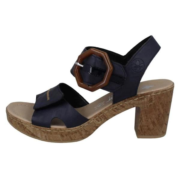 Rieker Ladies Rieker Block Heeled Sandal 66876