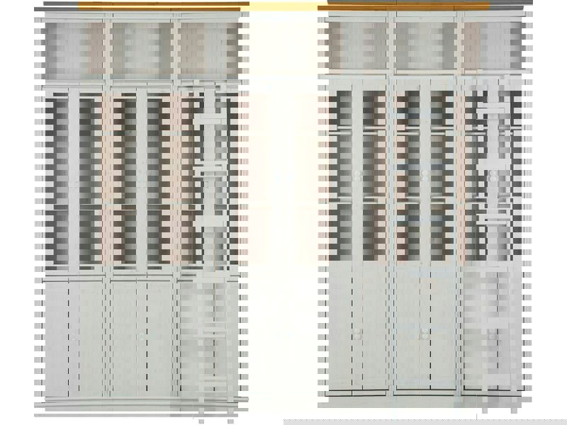 Dorel Home Anita Wall Unit C in white honey
