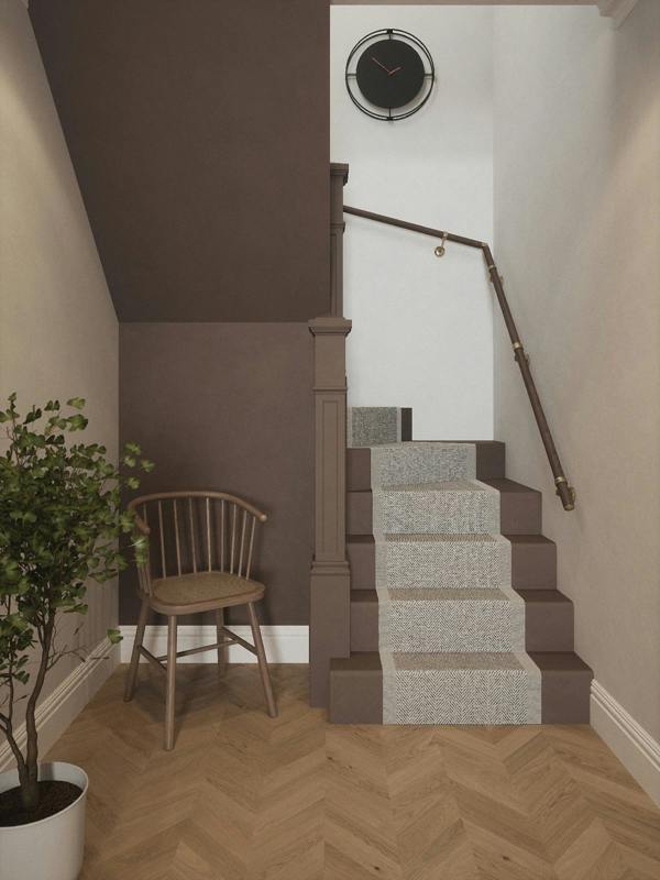 Handrails Direct Wroxall Ebony Double Winder Handrail