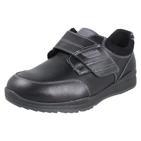 DB Shoes Mens DB Shoes Wide Fitting Casual Shoes Darwin - Black - 2V