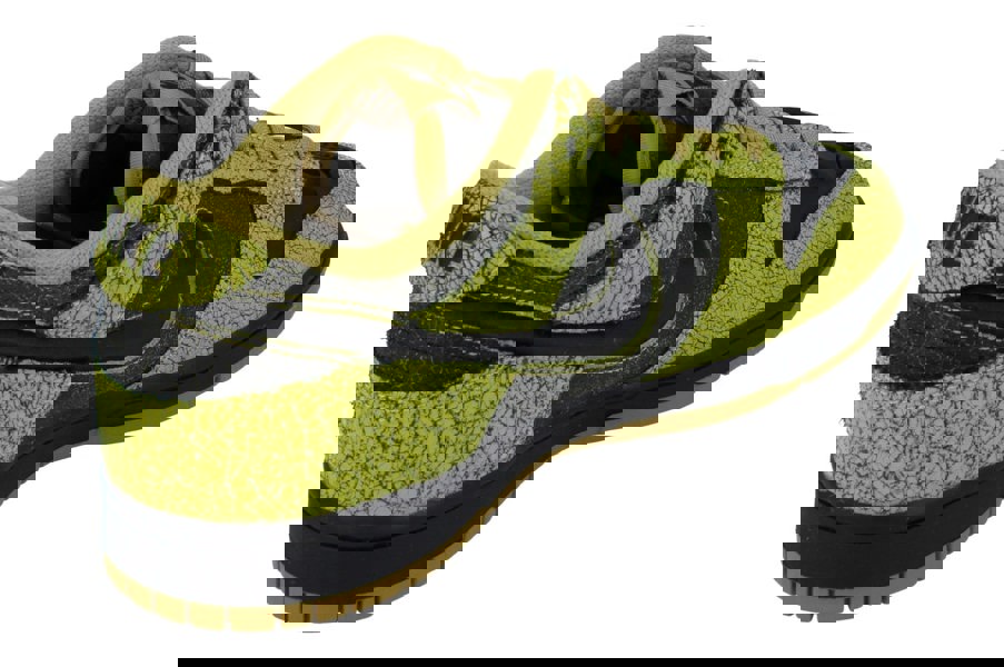 Nike Dunk Low Retro QS Mens Trainers Hv6103  300 - Bright Cactus Black 300 - Photo 2