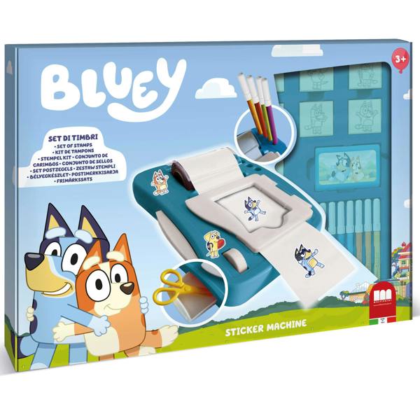 Bluey Sticker Machine by Multiprint – Kids Craft & Stationery Set