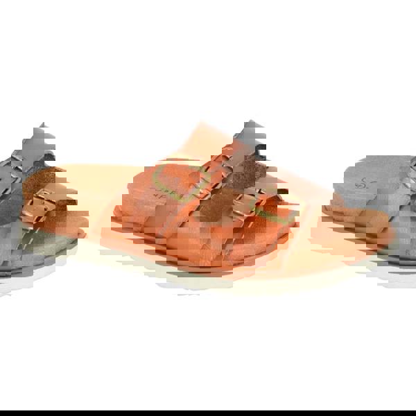 Cipriata Womens/Ladies Tiberia Mule Sandals - Tan