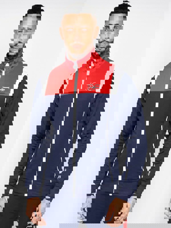 Crosshatch Chinooks Tracksuit Navy/Red