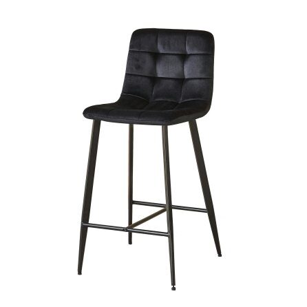 Outdoor Living Erica Plush Velvet Comfort Bar Stools - Set of 4