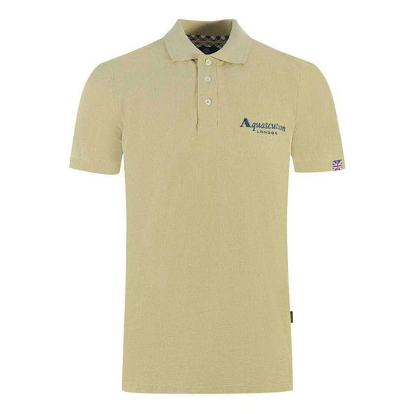 Aquascutum Unisex Adult London Classic Polo Shirt - Beige