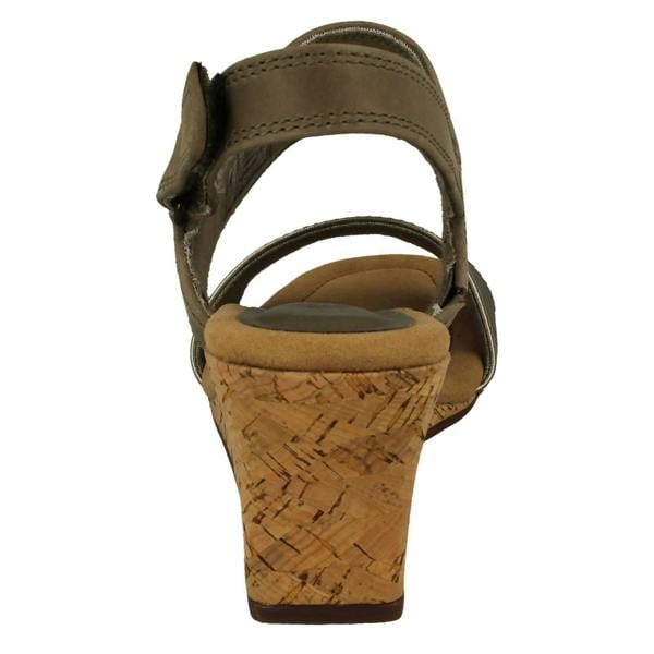 Clarks Ladies Clarks Wedge Heeled Strappy Sandals Kyarra Faye