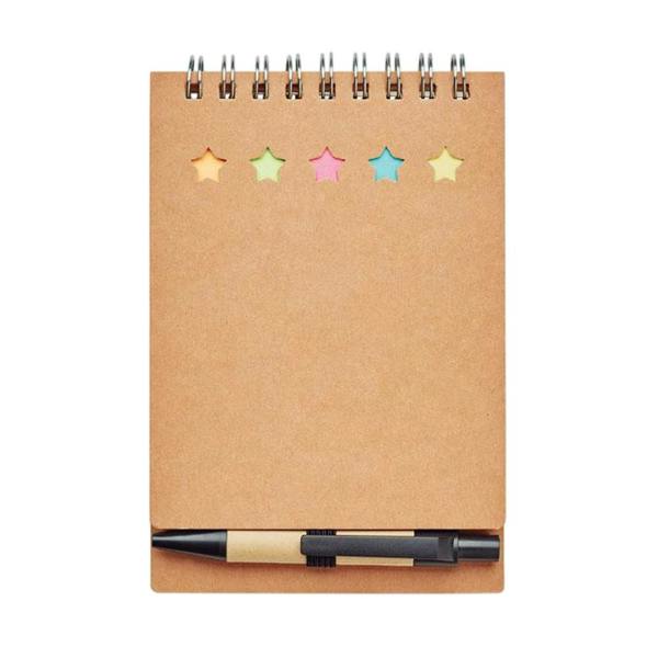 MidOcean Multibook Notepad And Pen - Beige - 