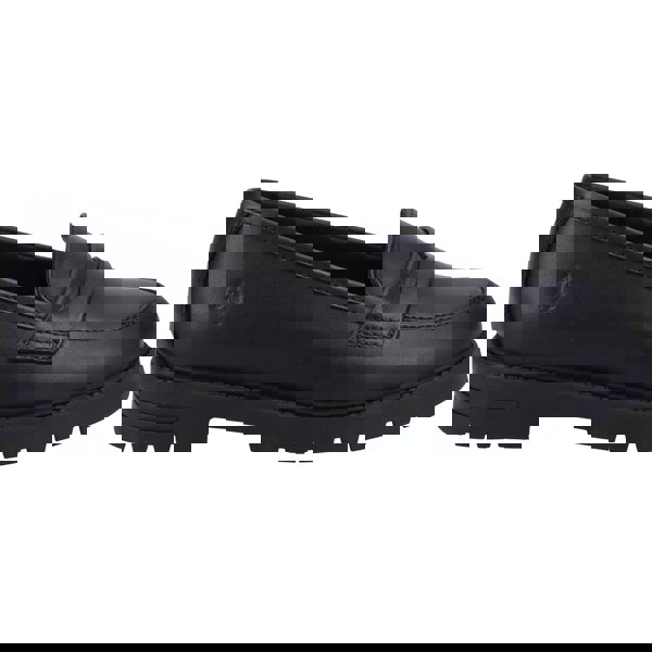 Hush Puppies Hazel Loafer SNR Leather Girls's Black Loafers