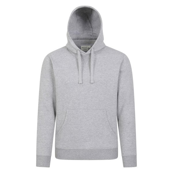Mountain Warehouse Mens Dorset Plain Hoodie - Light Grey