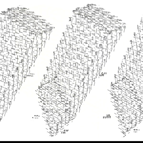 Monstershop Gabion Baskets 100 x 80 x 30cm / 2 Pack
