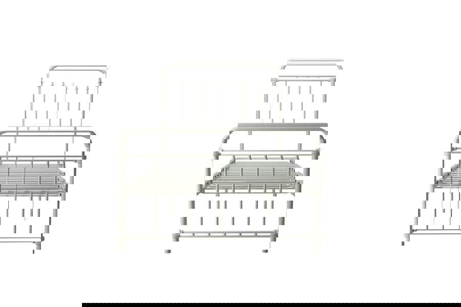 Dorel Home Wallace Metal Bed White - Single