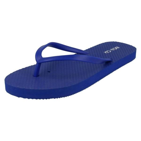 Spot On Ladies Spot On Toe Post Flip Flops
