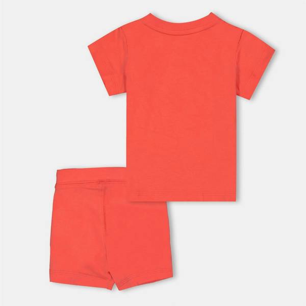 Puma Childrens/Kids Logo Cotton Top & Bottom Set Set - Peach - 