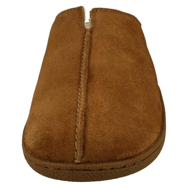 Clarks Mens Clarks Warm lined Mule Slippers Home Mule